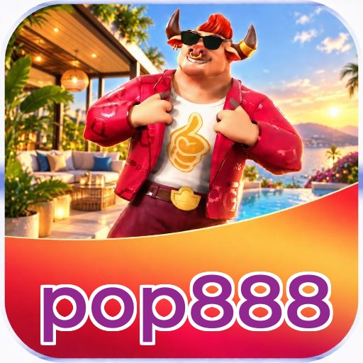 Interface da plataforma pop888 mostrando slots populares e bônus de boas-vindas
